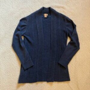 Northcrest Classic Steel Blue Cardigan size M